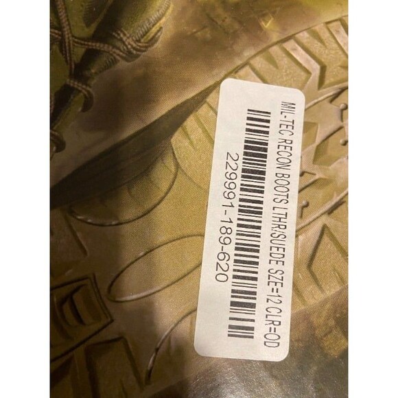 Mil-Tec Recon Low Boots Olive Green Military Combat - Picture 5 of 6